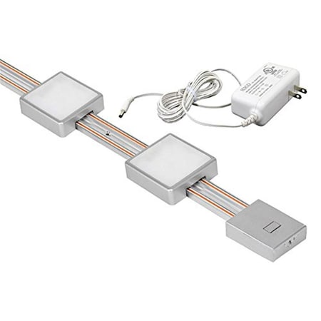 Gorgeousglow 12 in. Dimmable Radianz Track - Silver GO1578859